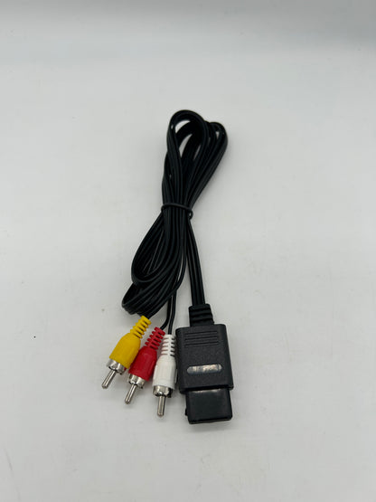 SUPER NiNTENDO [SNES] 64 [N64] GAMECUBE [GC] | COMPONENT AV CABLE RCA COMPOSiTE