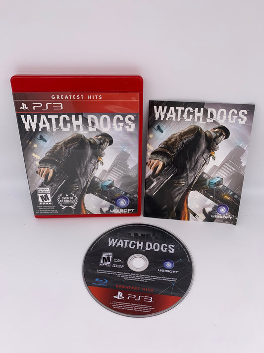 PiXEL-RETRO.COM : SONY PLAYSTATION 3 (PS3) COMPLET CIB BOX MANUAL GAME NTSC WATCH DOGS