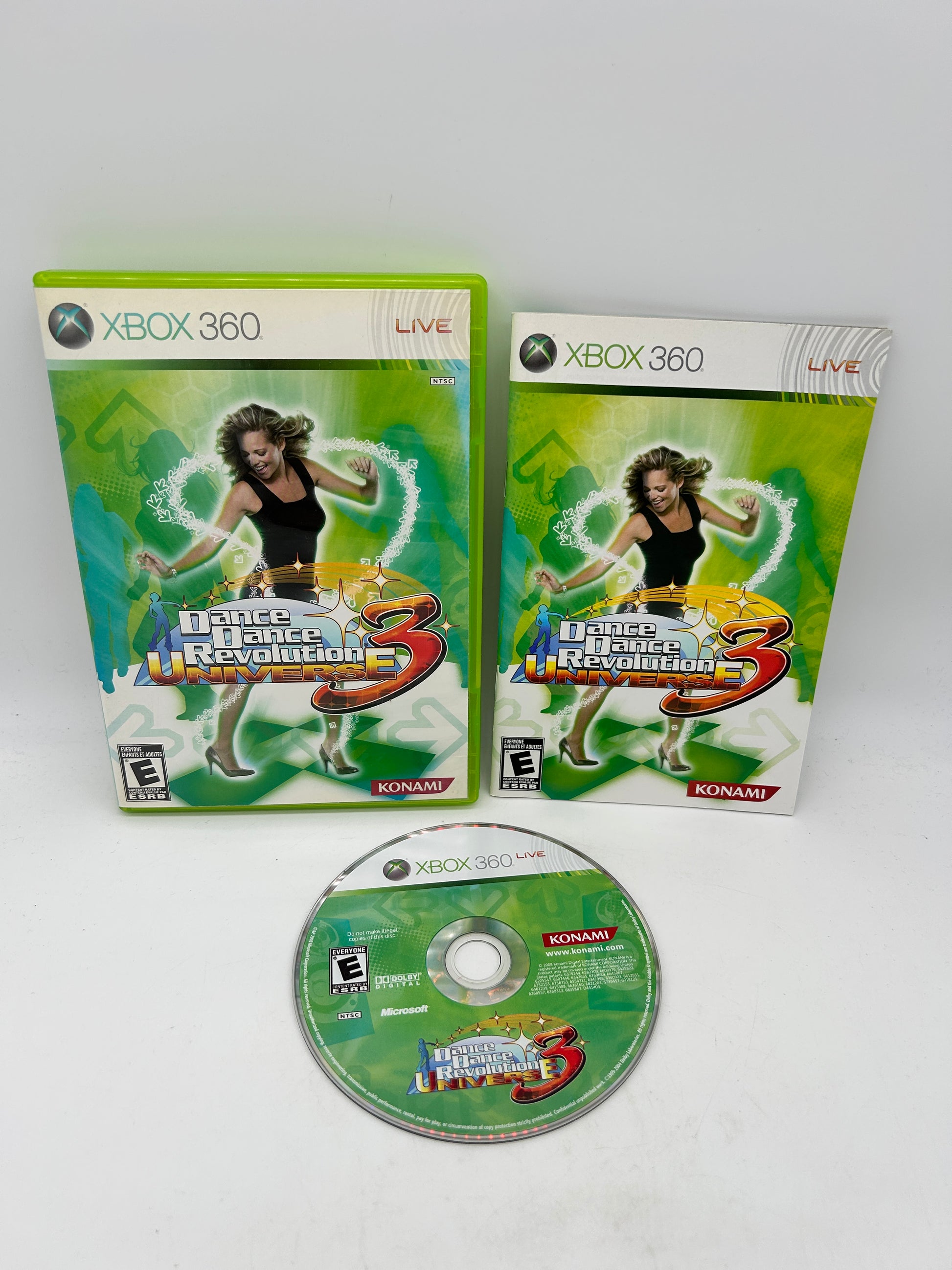 PiXEL-RETRO.COM : MICROSOFT XBOX 360 COMPLETE CIB BOX MANUAL GAME NTSC DANCE DANCE REVOLUTION UNIVERSE 3