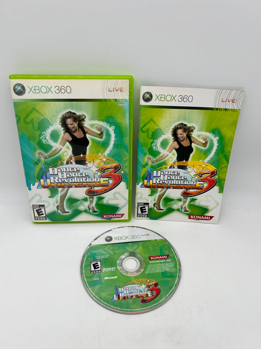 PiXEL-RETRO.COM : MICROSOFT XBOX 360 COMPLETE CIB BOX MANUAL GAME NTSC DANCE DANCE REVOLUTION UNIVERSE 3