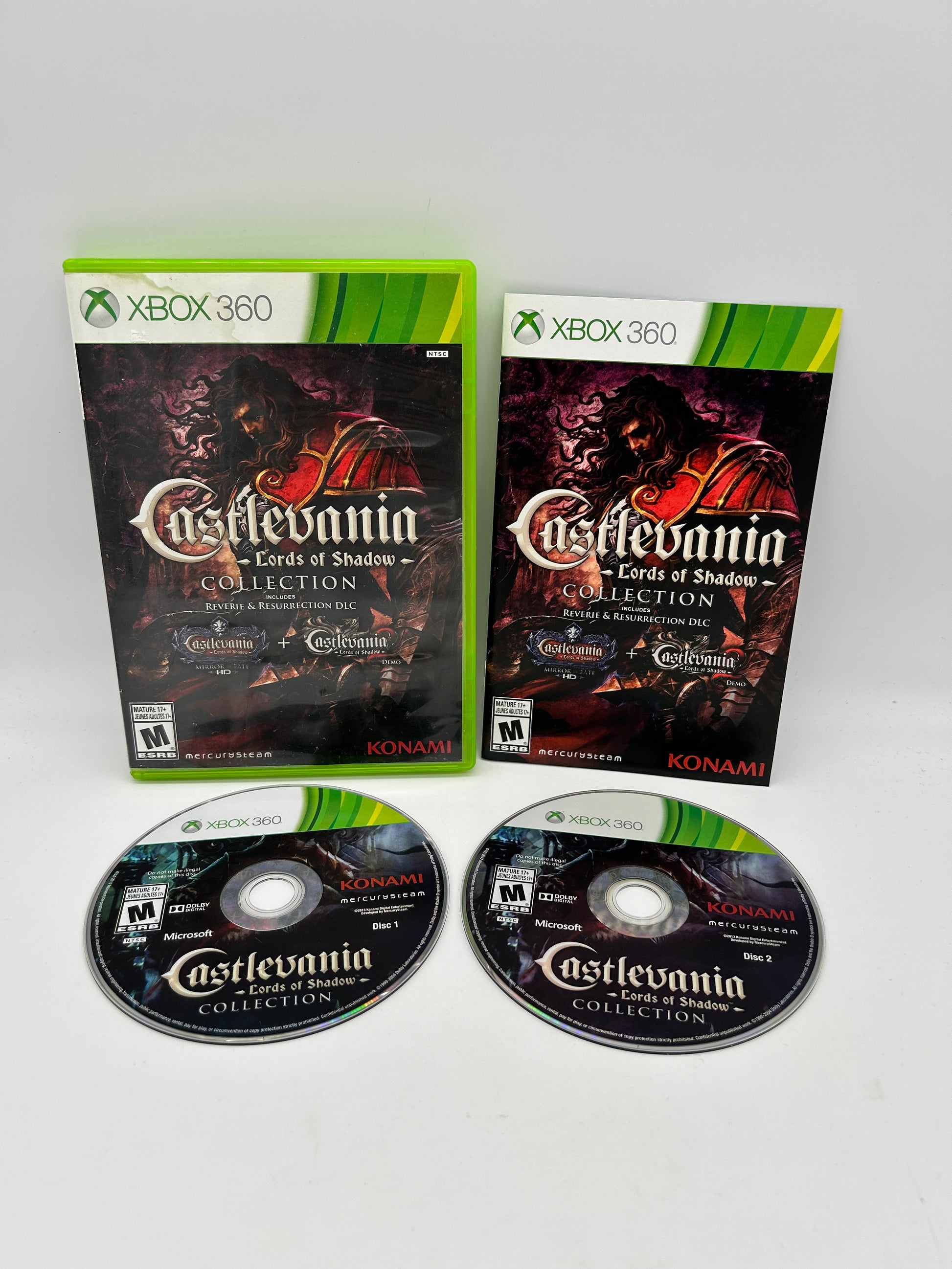 PiXEL-RETRO.COM : MICROSOFT XBOX 360 GAME NTSC CASTLEVANIA LORDS OF SHADOW COLLECTION