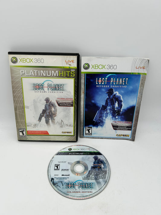 PiXEL-RETRO.COM : MICROSOFT XBOX 360 COMPLETE CIB BOX MANUAL GAME NTSC LOST PLANET EXTREME CONDITION COLONIES EDITION