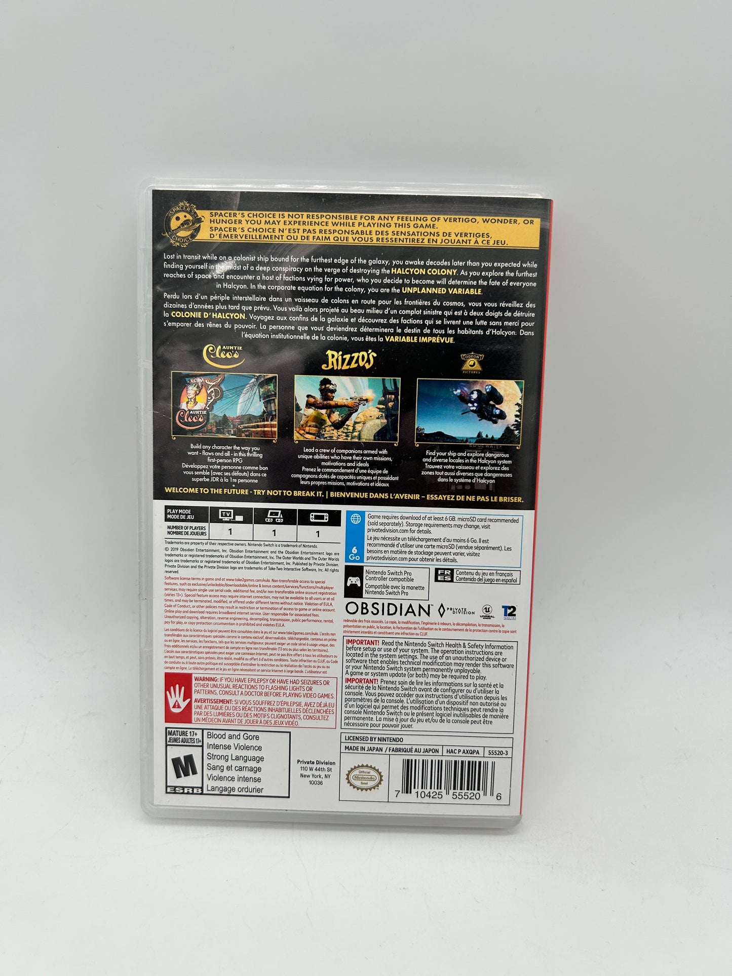 NiNTENDO SWiTCH | THE OUTER WORLDS