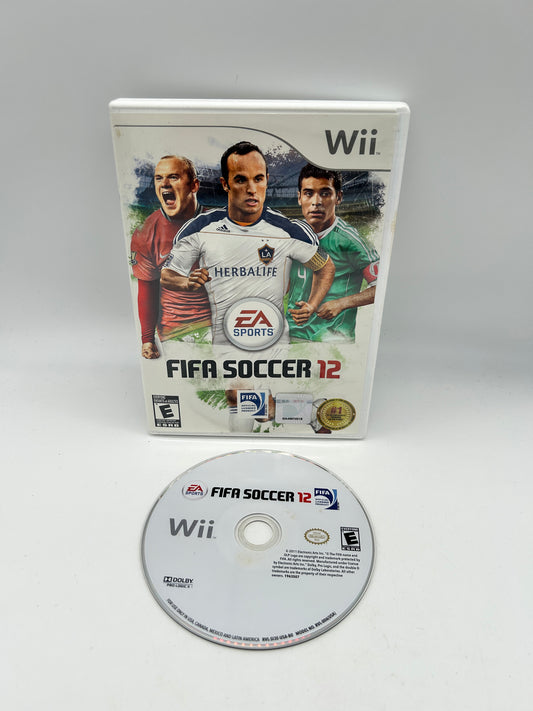PiXEL-RETRO.COM : NINTENDO WII COMPLET CIB BOX MANUAL GAME NTSC FIFA SOCCER 12