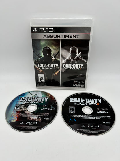 PiXEL-RETRO.COM : SONY PLAYSTATION 3 (PS3) COMPLET CIB BOX MANUAL GAME NTSC CALL OF DUTY BLACK OPS & II COMBO PACK