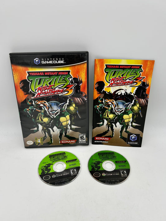 PiXEL-RETRO.COM : NINTENDO GAMECUBE COMPLETE CIB BOX MANUAL GAME NTSC TEENAGE MUTANT NINJA TURTLES 3 MUTANT NIGHTMARE