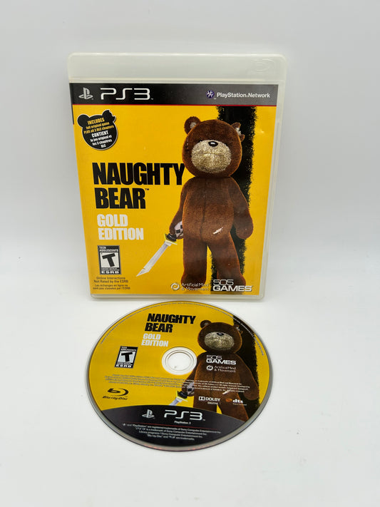 PiXEL-RETRO.COM : SONY PLAYSTATION 3 (PS3) COMPLET CIB BOX MANUAL GAME NTSC NAUGHTY BEAR GOLD EDITION