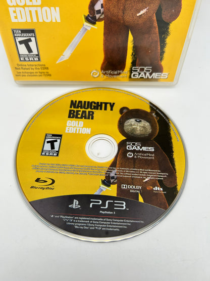 SONY PLAYSTATiON 3 [PS3] | NAUGHTY BEAR | GOLD EDiTiON