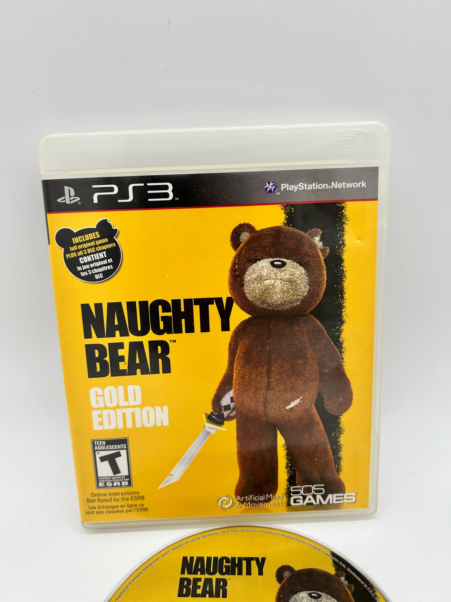 SONY PLAYSTATiON 3 [PS3] | NAUGHTY BEAR | GOLD EDiTiON