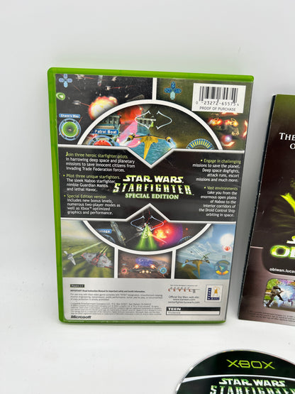 MiCROSOFT XBOX ORiGiNAL | STAR WARS STARFiGHTER | SPECiAL EDiTiON