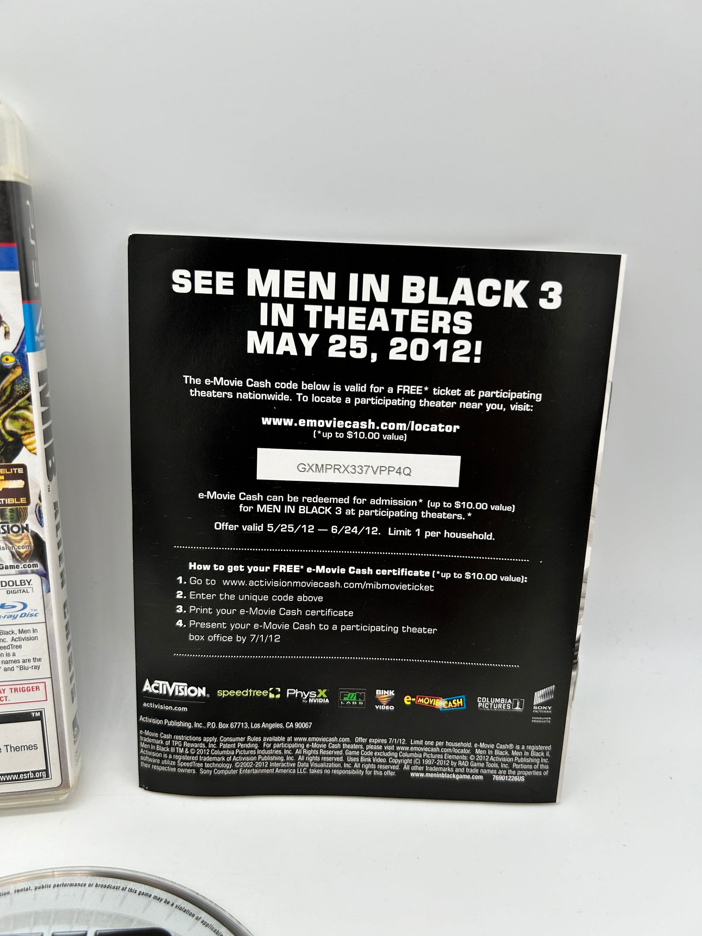 SONY PLAYSTATiON 3 [PS3] | MEN iN BLACK MiB ALiEN CRiSiS