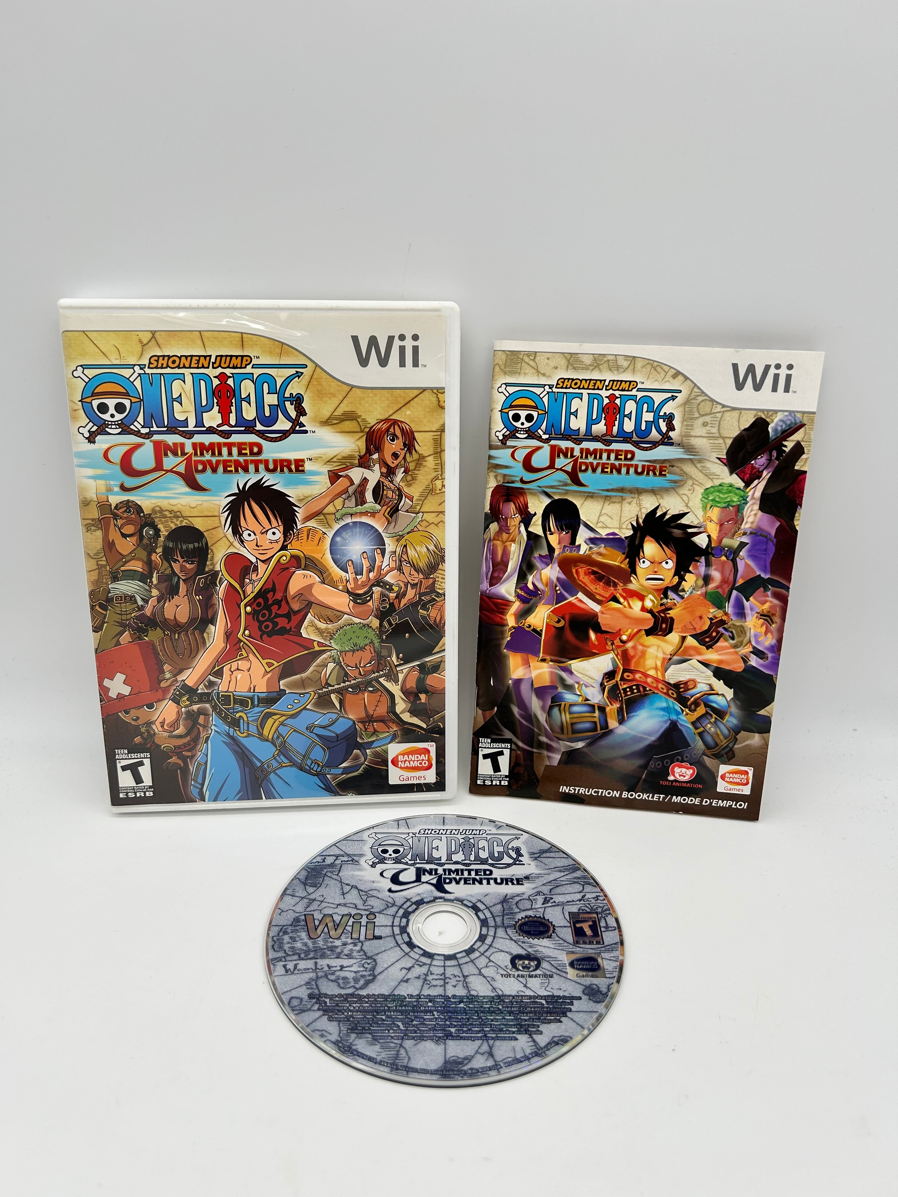 NiNTENDO Wii | ONE PIECE UNLiMiTED ADVENTURE – PiXEL-RETRO.COM