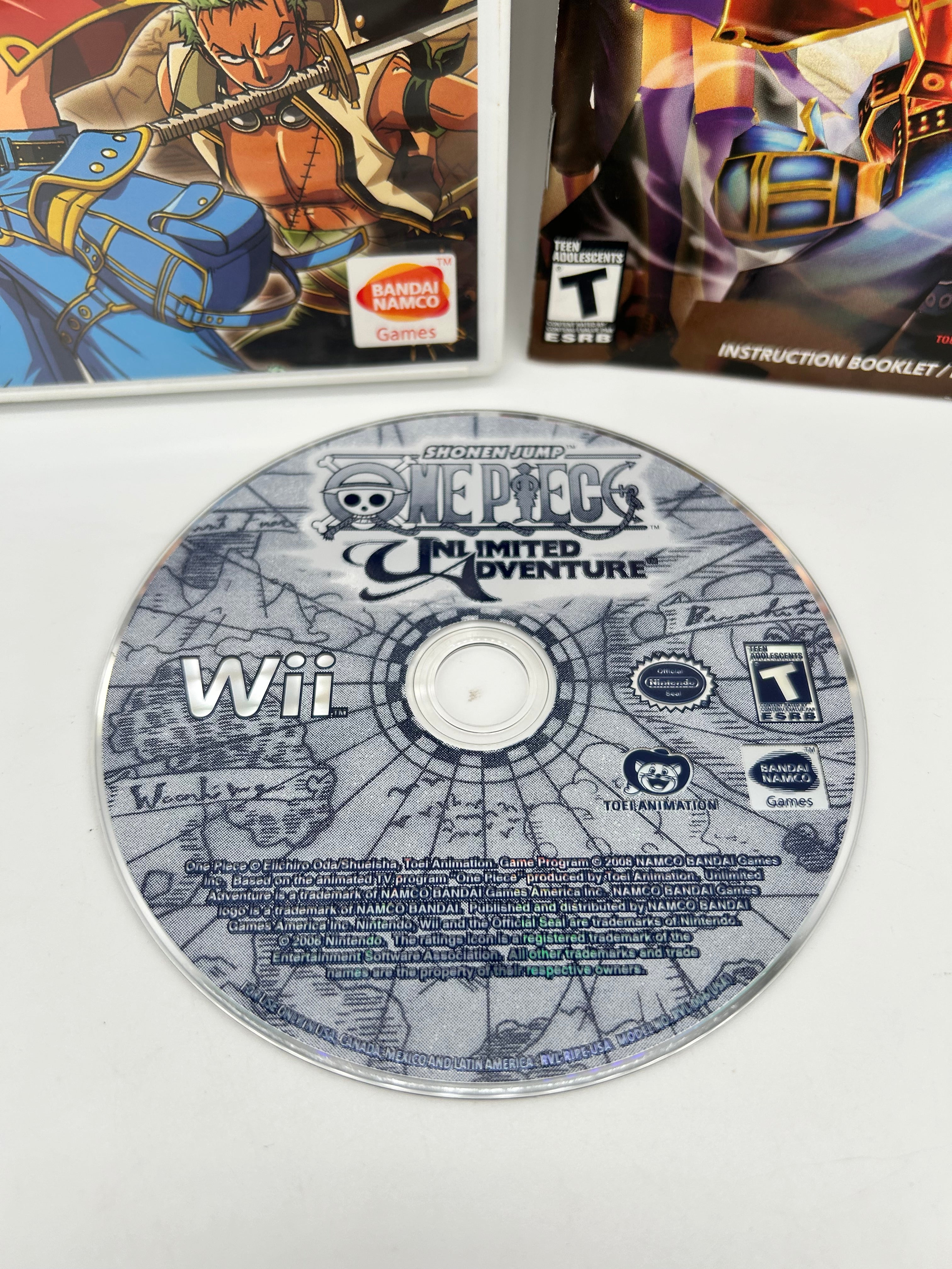 NiNTENDO Wii | ONE PIECE UNLiMiTED ADVENTURE – PiXEL-RETRO.COM
