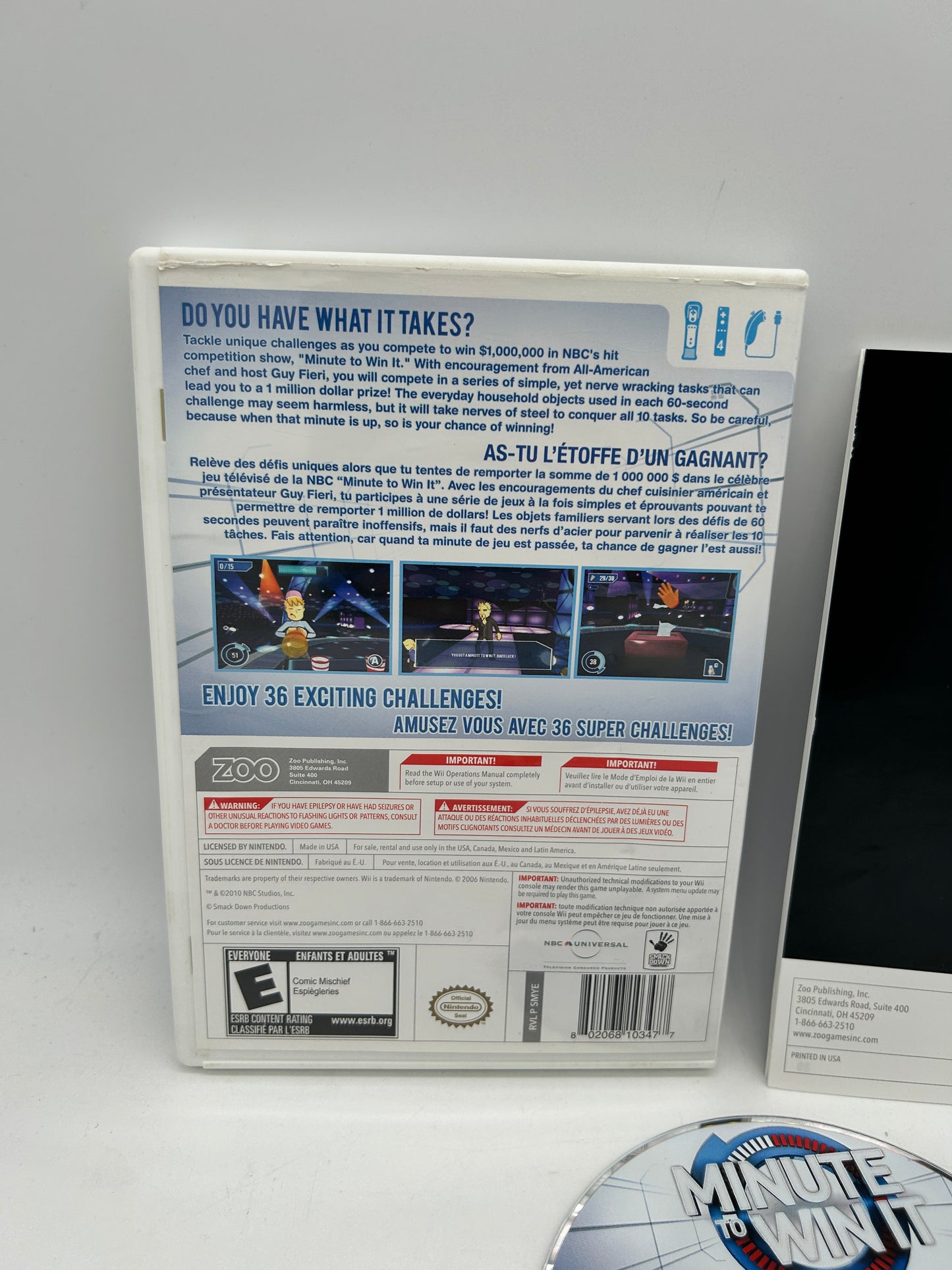 NiNTENDO Wii | MiNUTE TO WiN iT