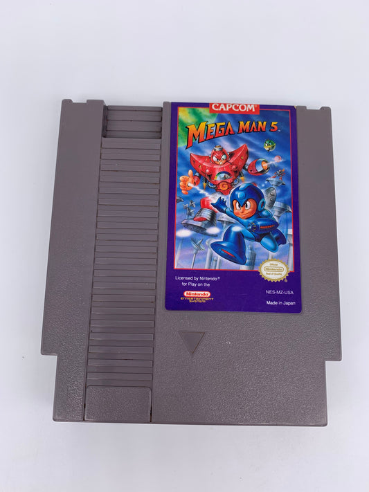 PiXEL-RETRO.COM : NINTENDO ENTERTAiNMENT SYSTEM (NES) MEGA MAN 5 GAME NTSC
