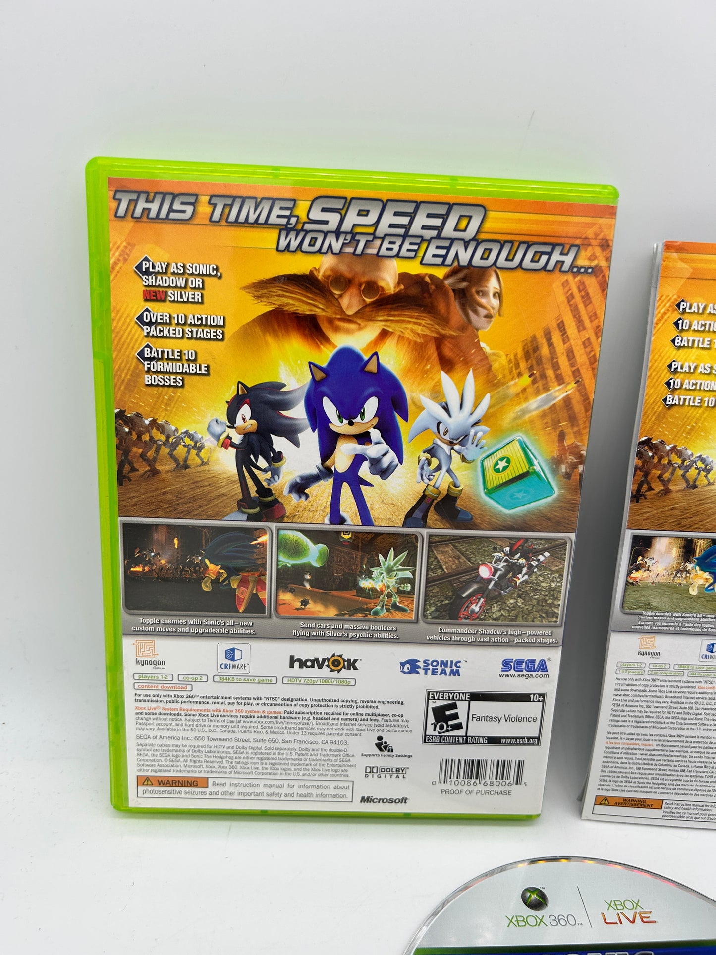 Microsoft XBOX 360 | SONiC THE HEDGEHOG