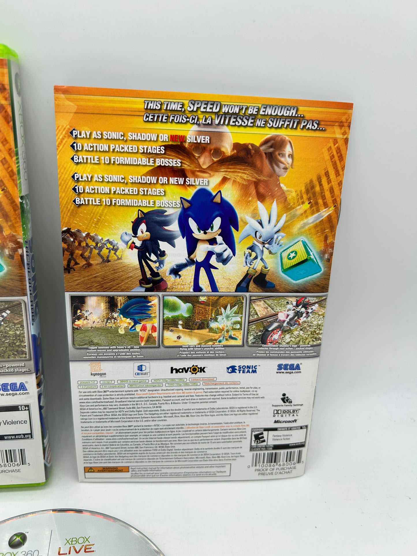 Microsoft XBOX 360 | SONiC THE HEDGEHOG