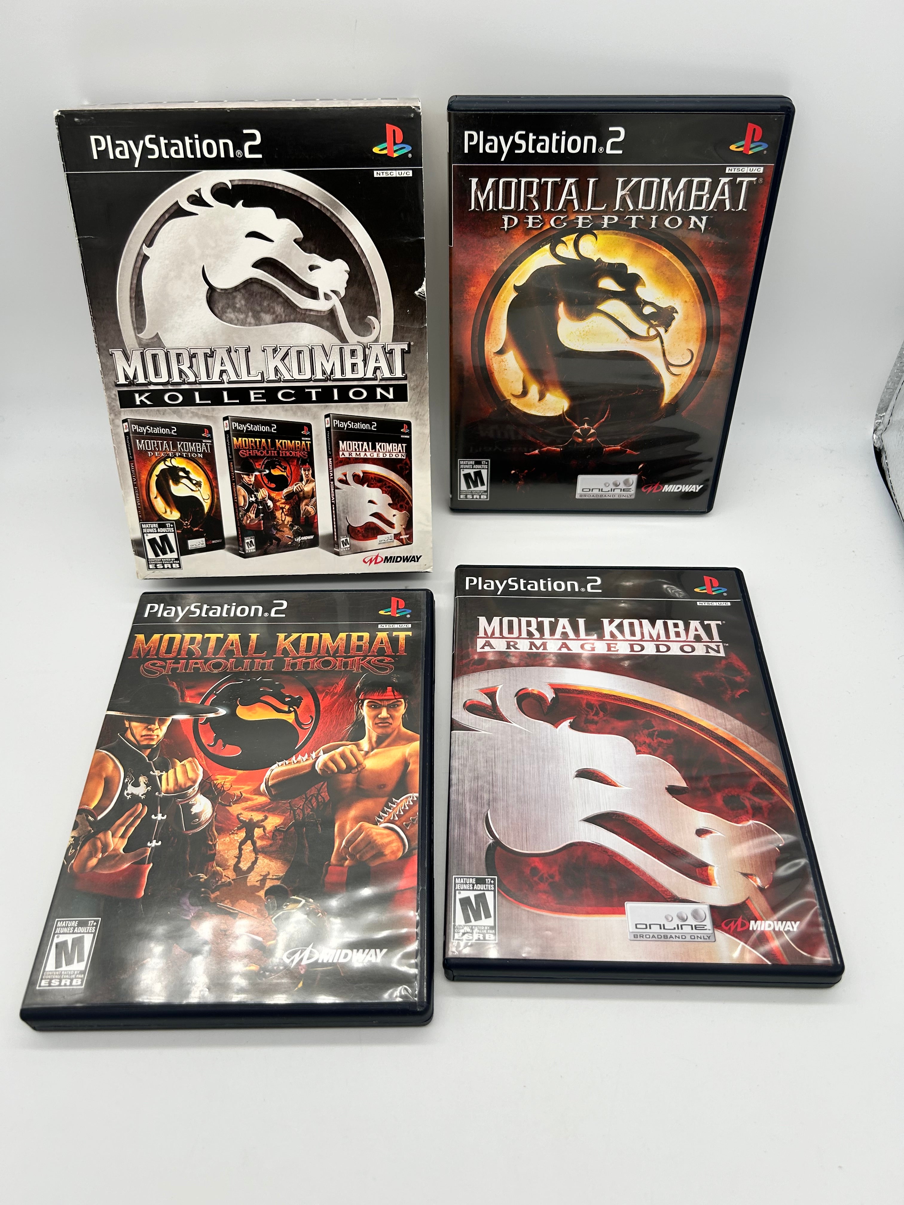 Mortal Kombat: Kollection For popular Playstation 2