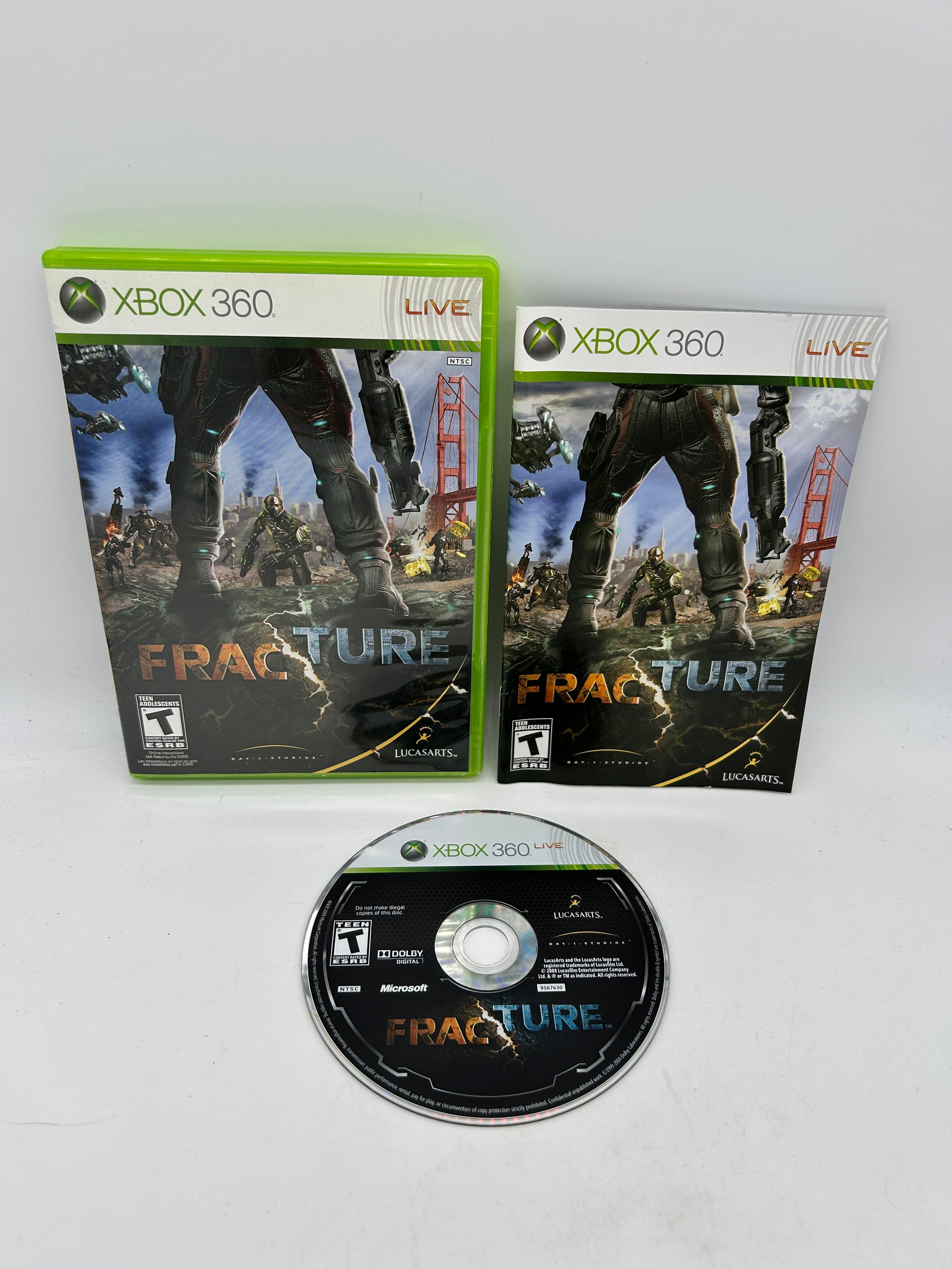 PiXEL-RETRO.COM : MICROSOFT XBOX 360 COMPLETE CIB BOX MANUAL GAME NTSC FRACTURE