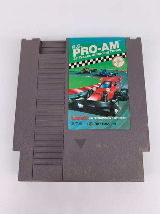 PiXEL-RETRO.COM : NINTENDO ENTERTAiNMENT SYSTEM (NES) R.C. PRO-AM 32 TRACKS OF RACING THRILLS GAME NTSC