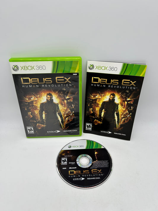 PiXEL-RETRO.COM : MICROSOFT XBOX 360 COMPLETE CIB BOX MANUAL GAME NTSC DEUS EX HUMAN REVOLUTION