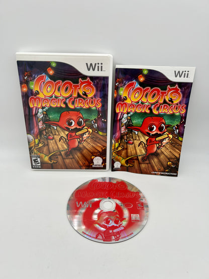 PiXEL-RETRO.COM : NINTENDO WII COMPLET CIB BOX MANUAL GAME NTSC COCOTO MAGIC CIRCUS