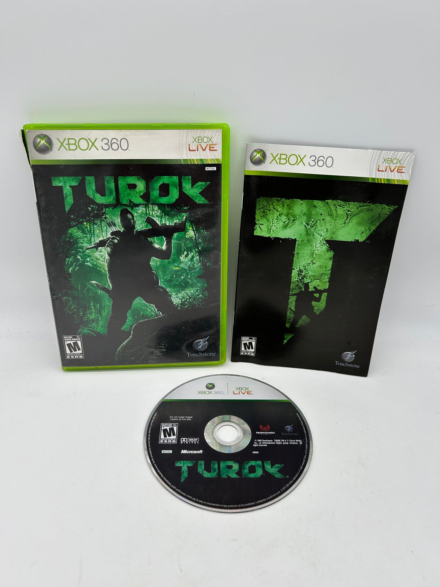 PiXEL-RETRO.COM : MICROSOFT XBOX 360 COMPLETE CIB BOX MANUAL GAME NTSC TUROK
