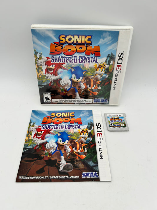 PiXEL-RETRO.COM : NINTENDO 3DS (3DS) COMPLETE CIB BOX MANUAL GAME NTSC SONIC BOOM SHATTERED CRYSTAL