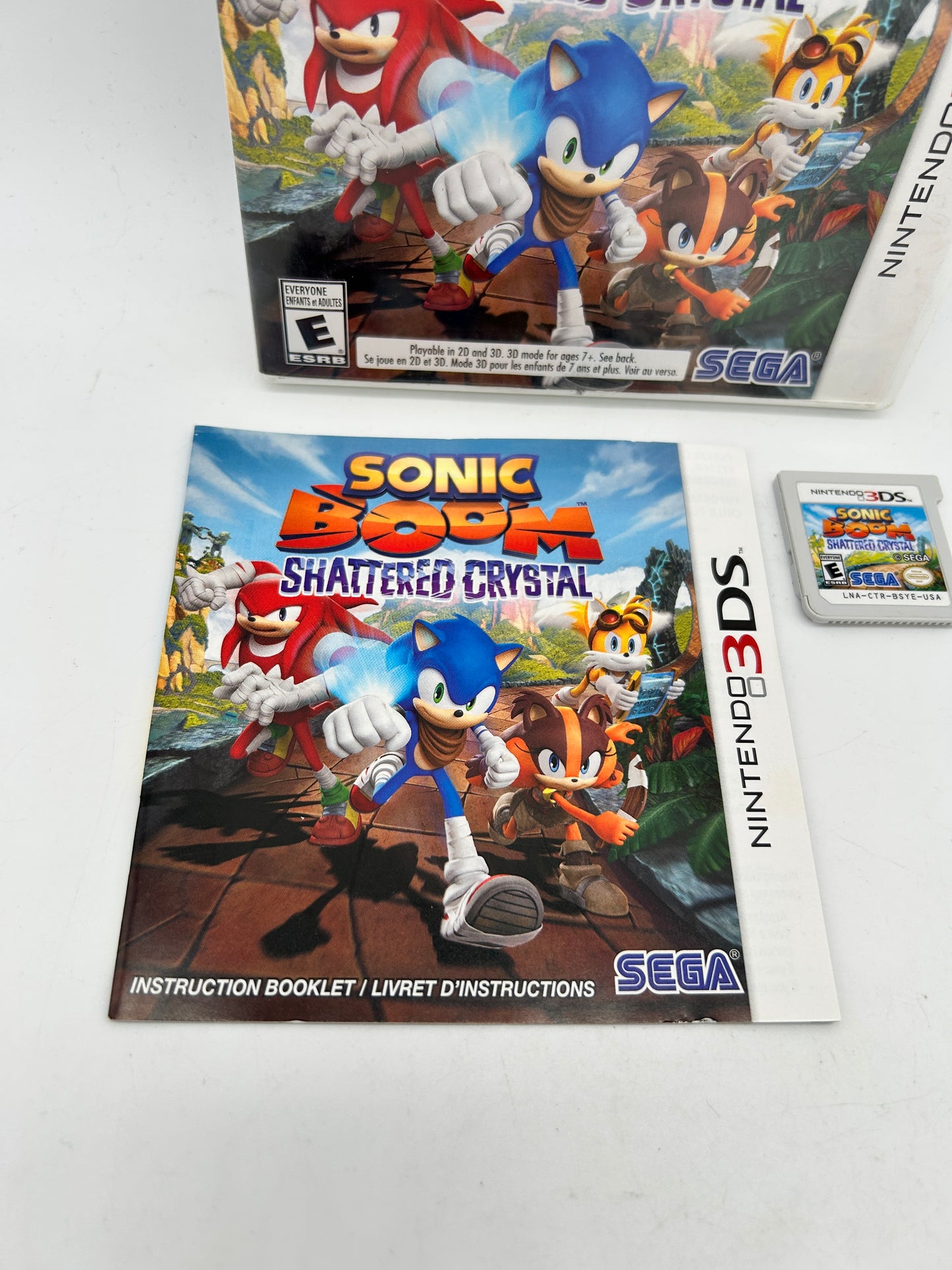 NiNTENDO 3DS | SONiC BOOM SHATTERED CRYSTAL