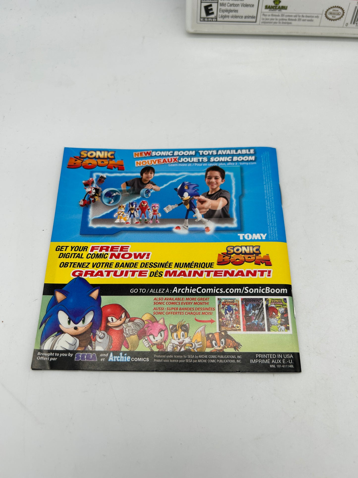 NiNTENDO 3DS | SONiC BOOM SHATTERED CRYSTAL