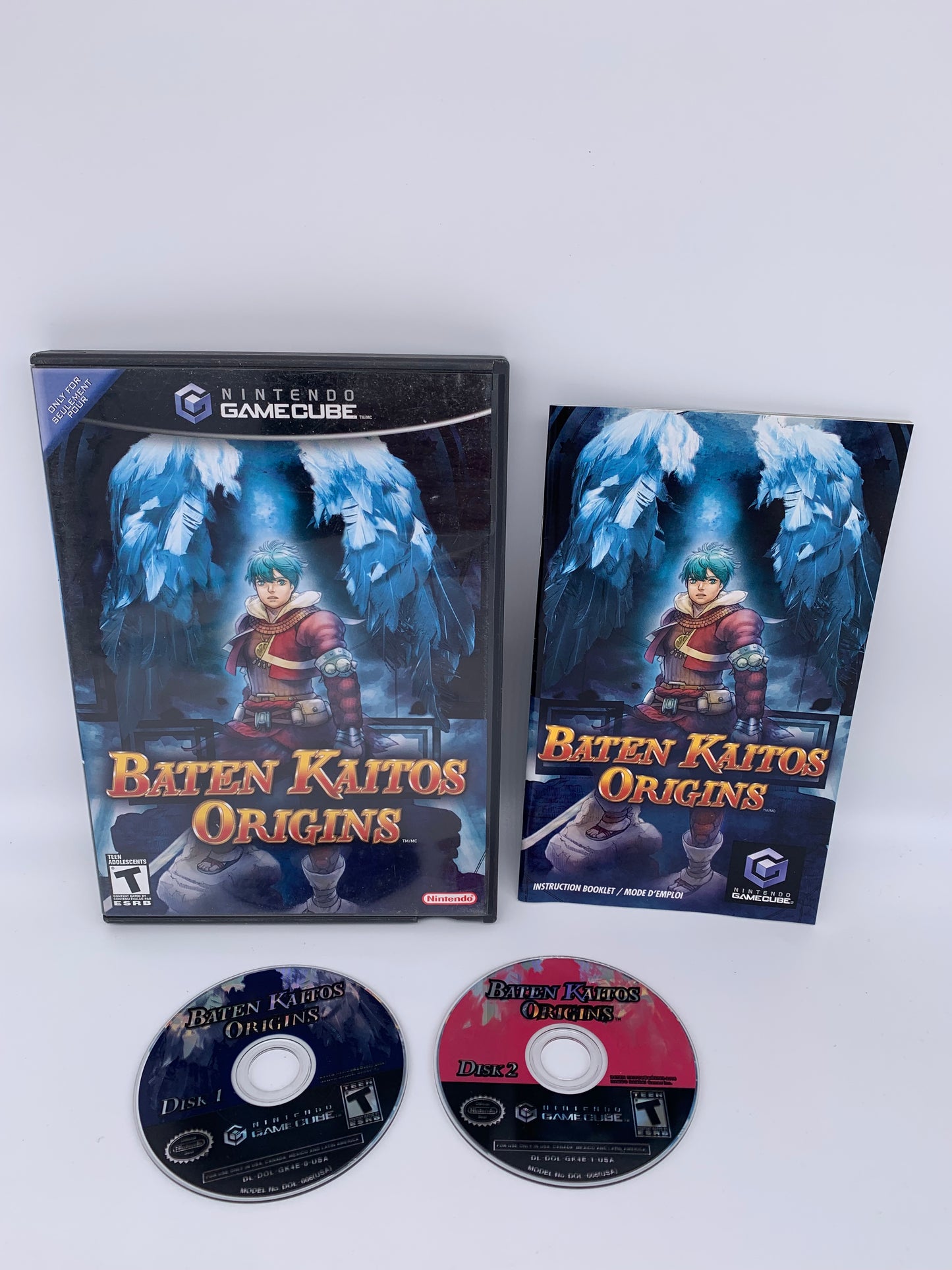 PiXEL-RETRO.COM : NINTENDO GAMECUBE COMPLETE CIB BOX MANUAL GAME NTSC BATEN KAITOS ORIGINS