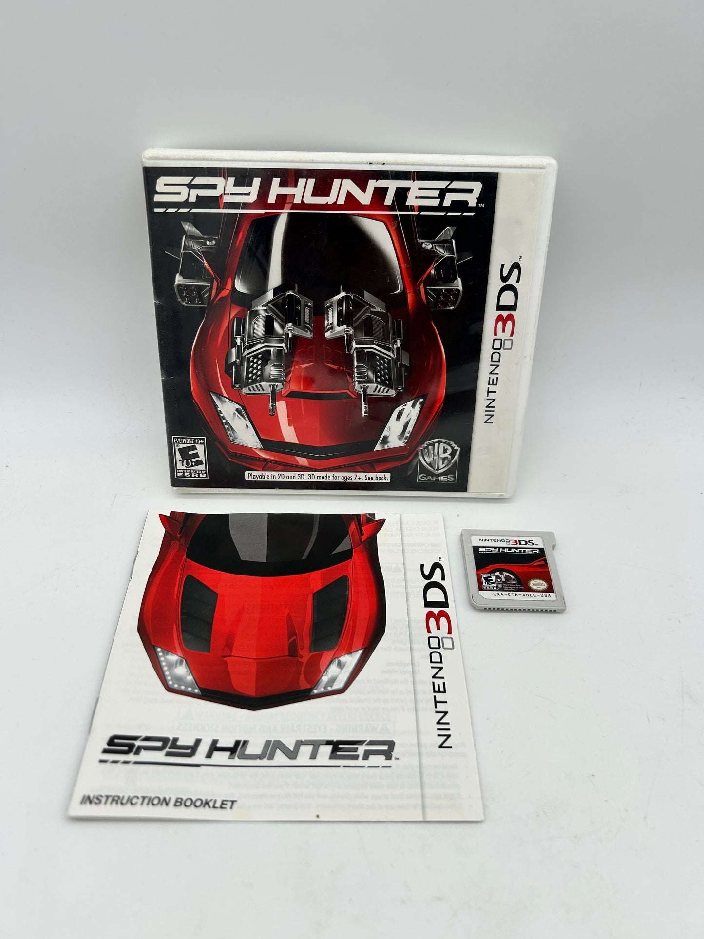 PiXEL-RETRO.COM : NINTENDO 3DS (3DS) COMPLETE CIB BOX MANUAL GAME NTSC SPY HUNTER