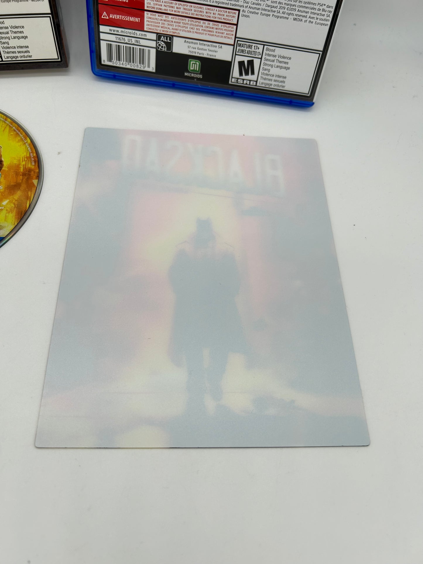 SONY PLAYSTATiON 4 [PS4] | BLACKSAD UNDER THE SKiN