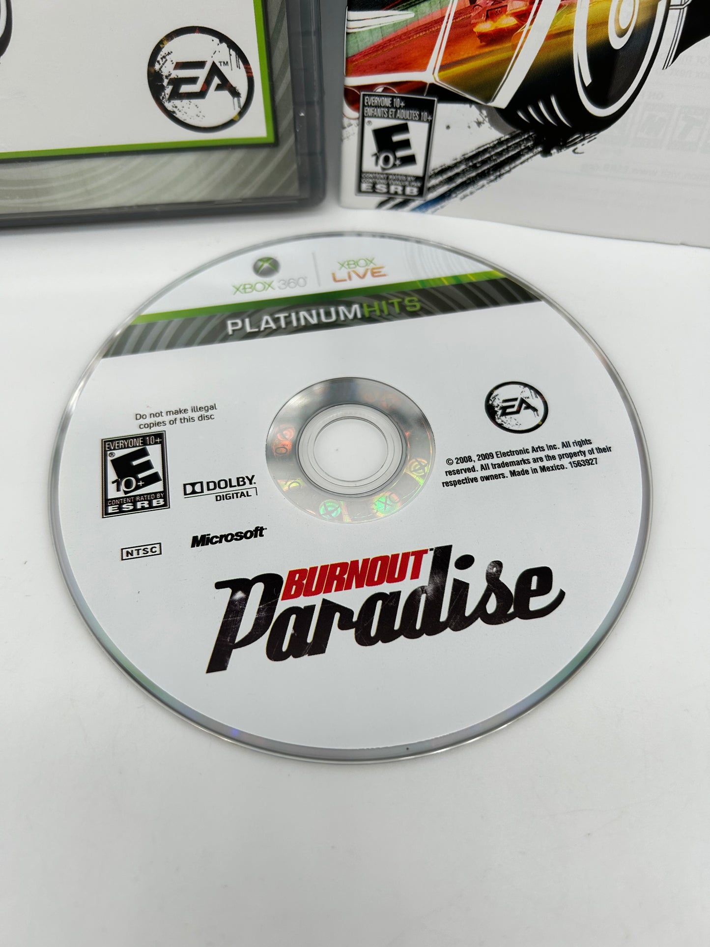 Microsoft XBOX 360 | BURNOUT PARADiSE | PLATiNUM HiTS