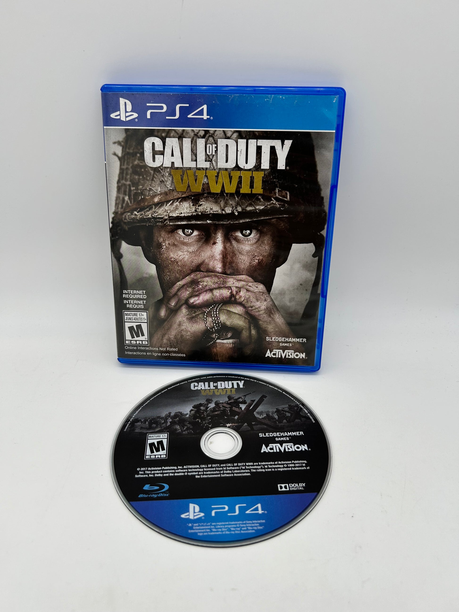 PiXEL-RETRO.COM : SONY PLAYSTATION 4 (PS4) COMPLETE CIB BOX MANUAL GAME NTSC CALL OF DUTY WWII