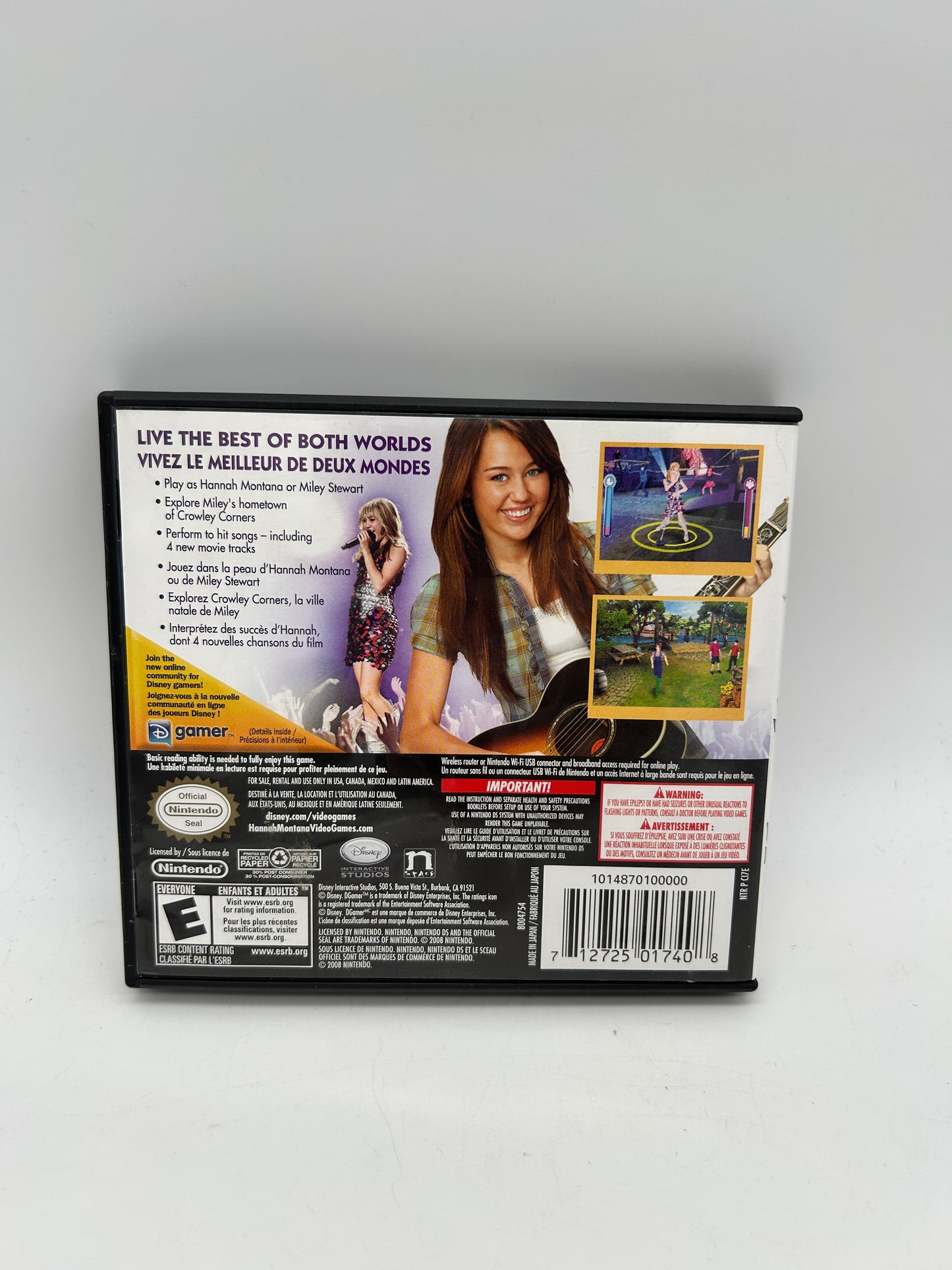 NiNTENDO DS | HANNAH MONTANA THE MOViE