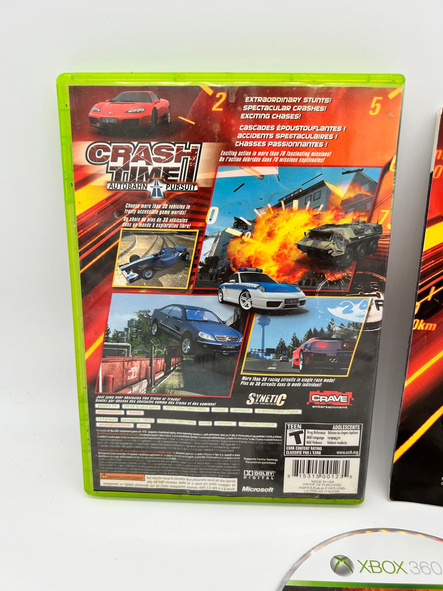 MiCROSOFT XBOX 360 | CRASH TiME AUTOBAHN PURSUiT