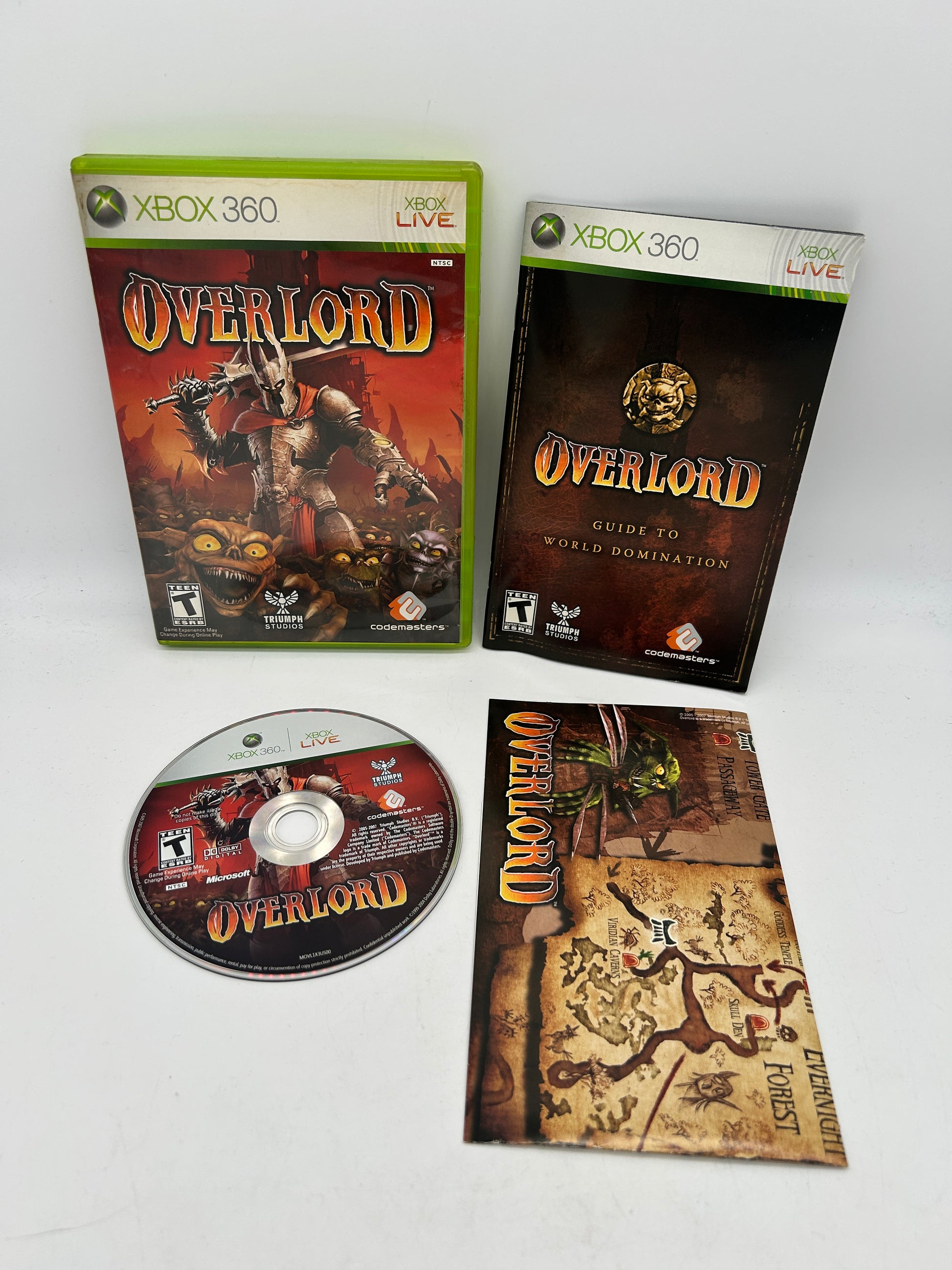 PiXEL-RETRO.COM : MICROSOFT XBOX 360 COMPLETE CIB BOX MANUAL GAME NTSC OVERLORD