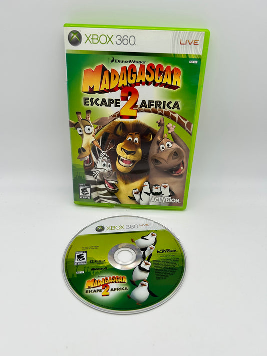 PiXEL-RETRO.COM : MICROSOFT XBOX 360 COMPLETE CIB BOX MANUAL GAME NTSC MADAGASCAR ESCAPE 2 AFRICA