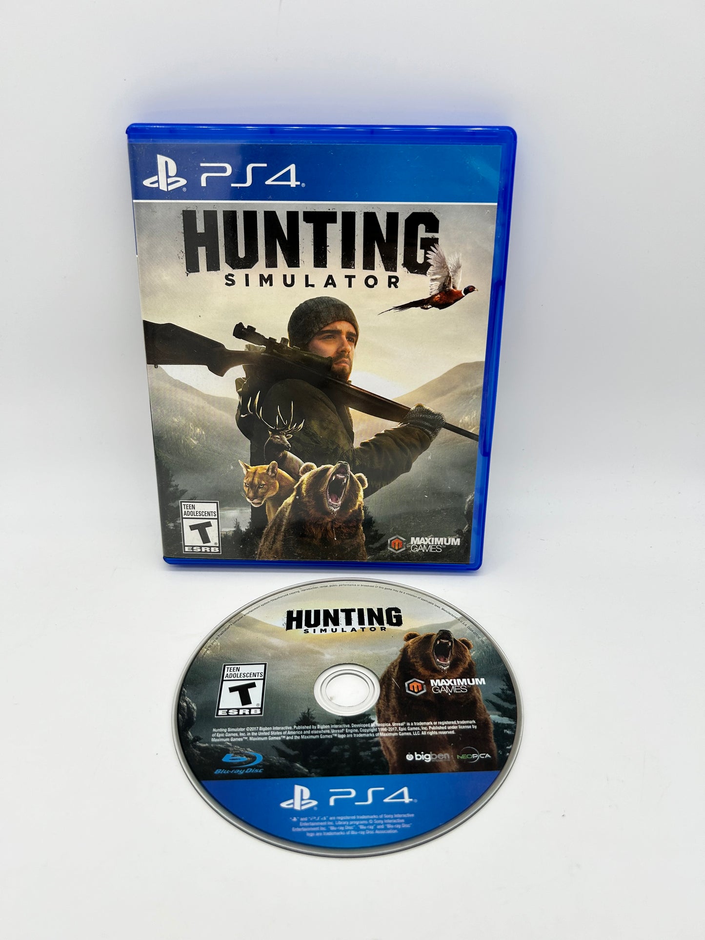 PiXEL-RETRO.COM : SONY PLAYSTATION 4 (PS4) COMPLETE CIB BOX MANUAL GAME NTSC HUNTING SIMULATOR