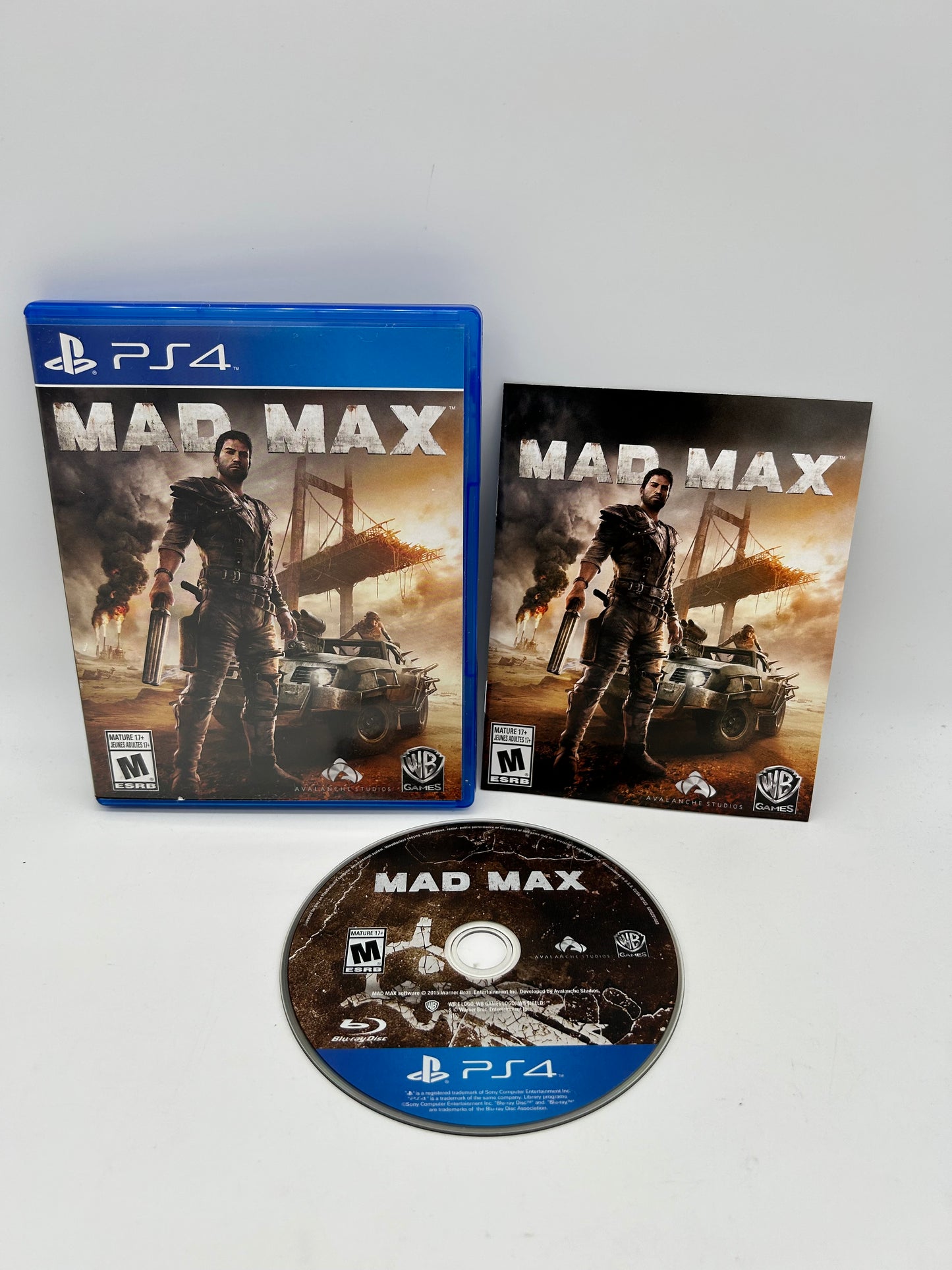 PiXEL-RETRO.COM : SONY PLAYSTATION 4 (PS4) COMPLETE CIB BOX MANUAL GAME NTSC MAD MAX