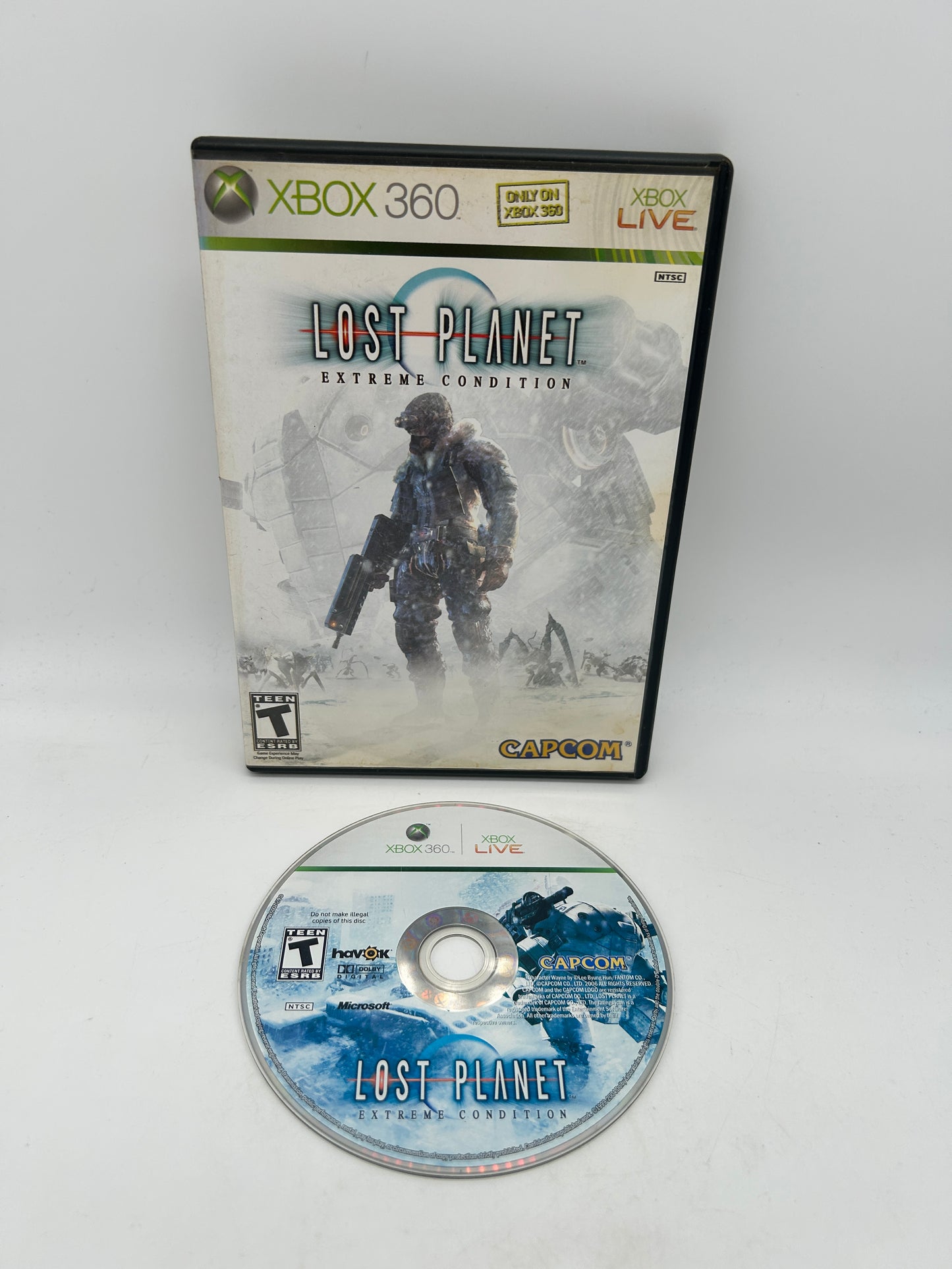 PiXEL-RETRO.COM : MICROSOFT XBOX 360 COMPLETE CIB BOX MANUAL GAME NTSC LOST PLANET EXTREME CONDITION