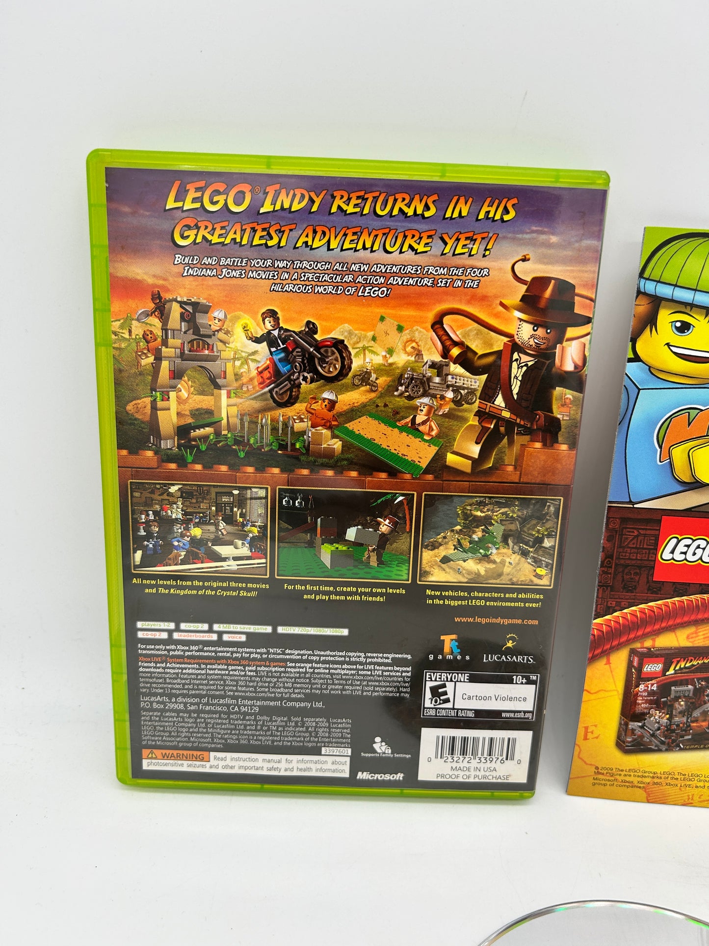 Microsoft XBOX 360 | LEGO iNDiANA JONES 2 THE ADVENTURES CONTINUE