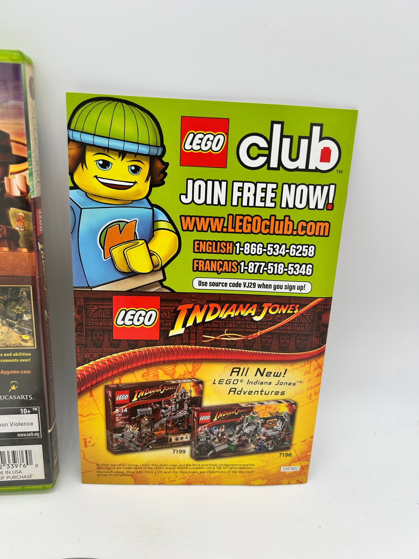 Microsoft XBOX 360 | LEGO iNDiANA JONES 2 THE ADVENTURES CONTINUE