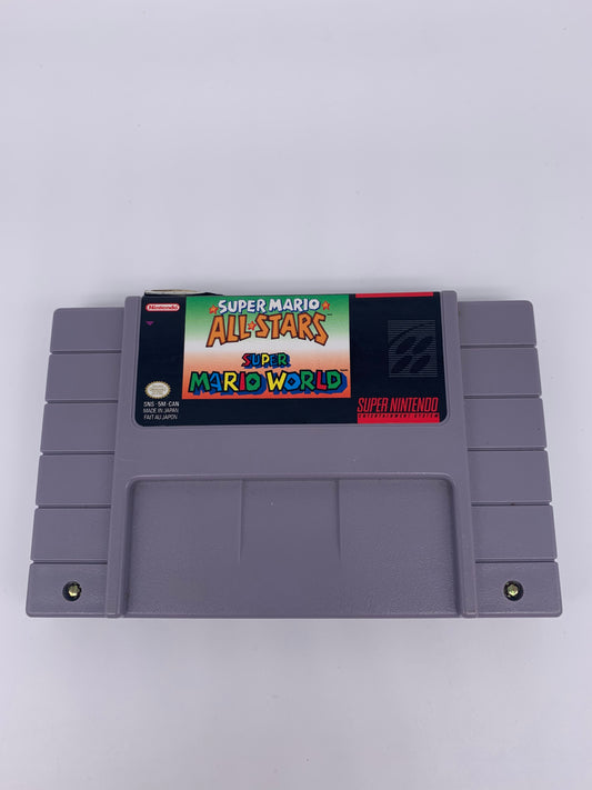 PiXEL-RETRO.COM : SUPER NINTENDO NES (SNES) GAME NTSC SUPER MARIO ALL-STARS WORLD