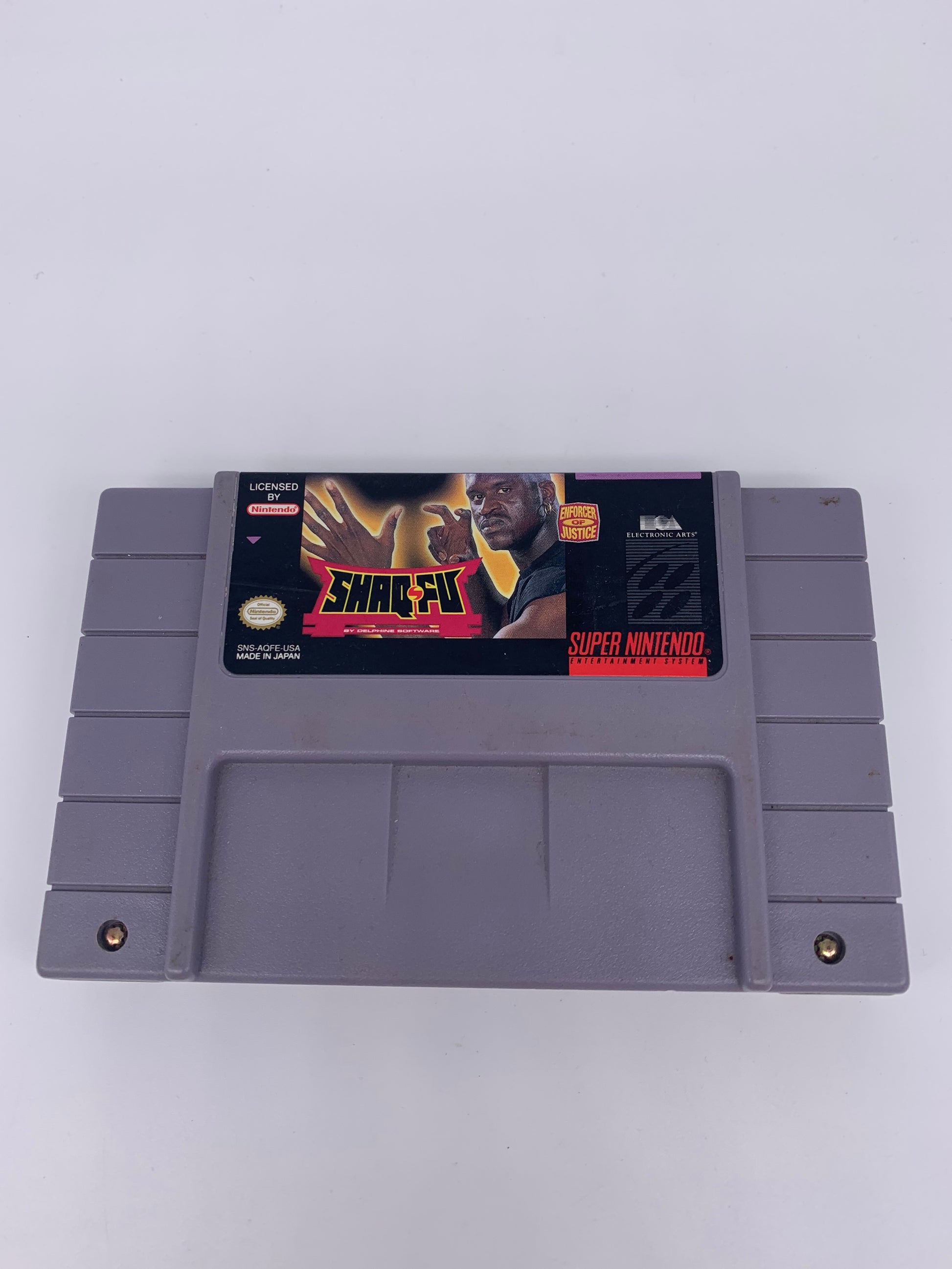 PiXEL-RETRO.COM : SUPER NINTENDO NES (SNES) GAME NTSC SHAQ FU