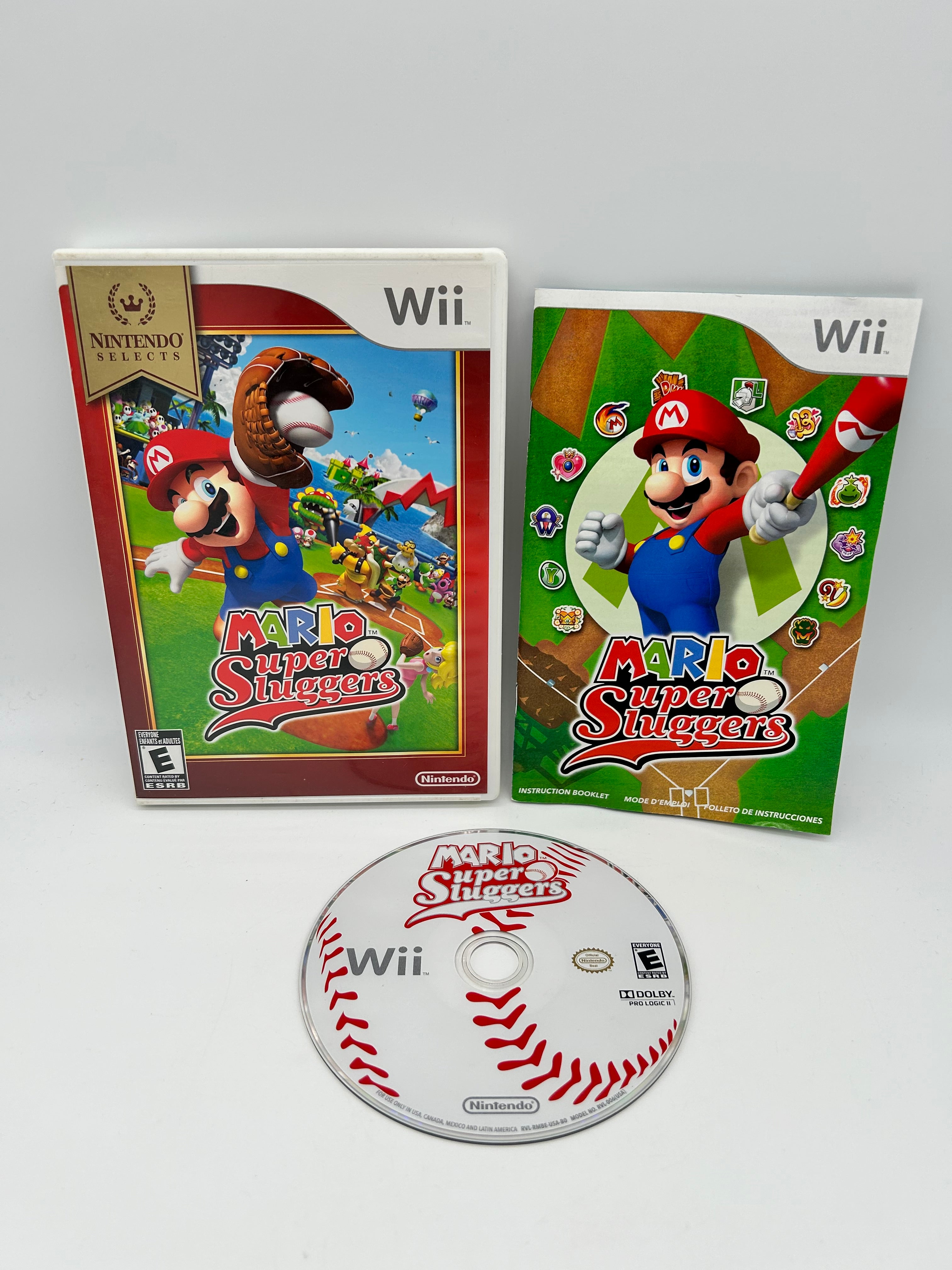 Mario sold Super Sluggers Nintendo Selects for Nintendo Wii