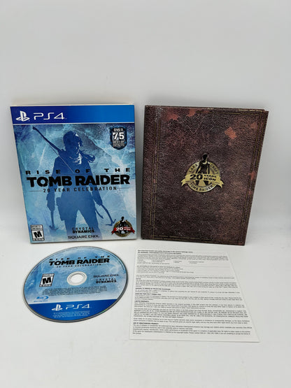 PiXEL-RETRO.COM : SONY PLAYSTATION 4 (PS4) COMPLETE CIB BOX MANUAL GAME NTSC RISE OF THE TOMB RAIDER 20 YEAR CELEBRATION