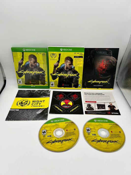 PiXEL-RETRO.COM : MICROSOFT XBOX ONE COMPLETE CIB BOX MANUAL GAME NTSC CYBERPUNK 2077