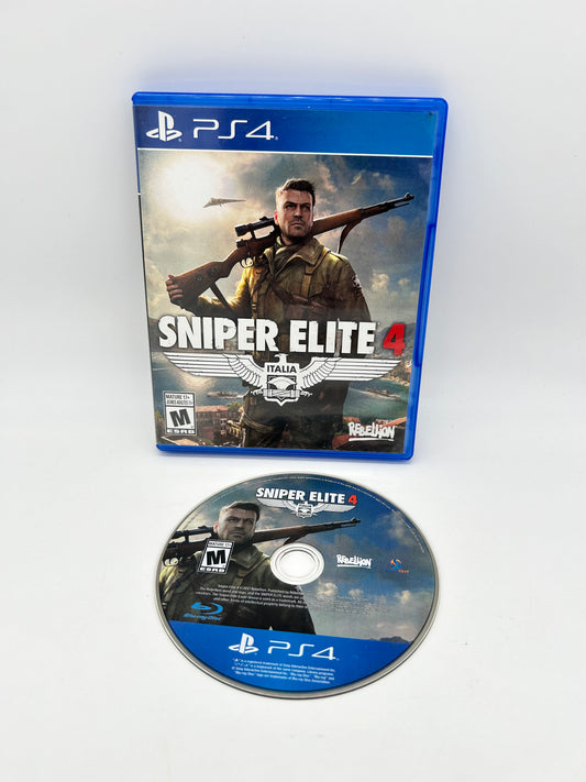 PiXEL-RETRO.COM : SONY PLAYSTATION 4 (PS4) COMPLETE CIB BOX MANUAL GAME NTSC SNIPER ELITE 4 ITALIA